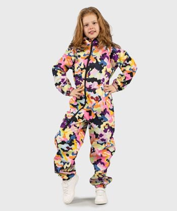 Waterproof Softshell Overall Comfy Fläckigt Kamouflage Jumpsuit
