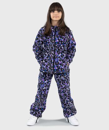 SET - Polar Fleece Pants And Hoodie Animal Print