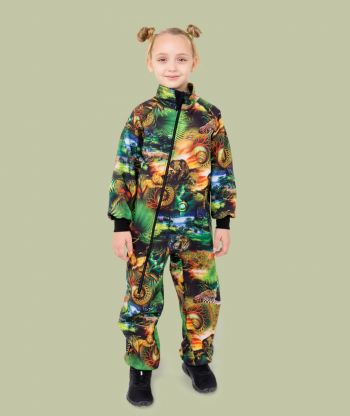 Waterproof Softshell Overall Comfy Safari Bodysuit